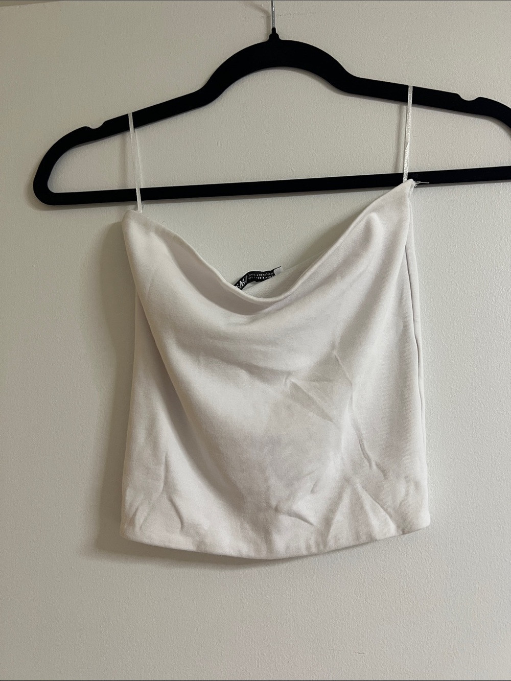 Zara White strapless Camisole Top